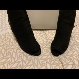 Marc Fisher black suede boot.